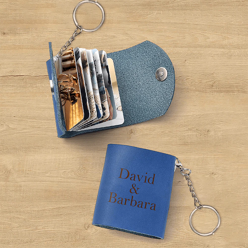 Custom Photo Couple Photobook Keychain Valentine's Day, Anniversary Gift HA75 891828 - Image 3