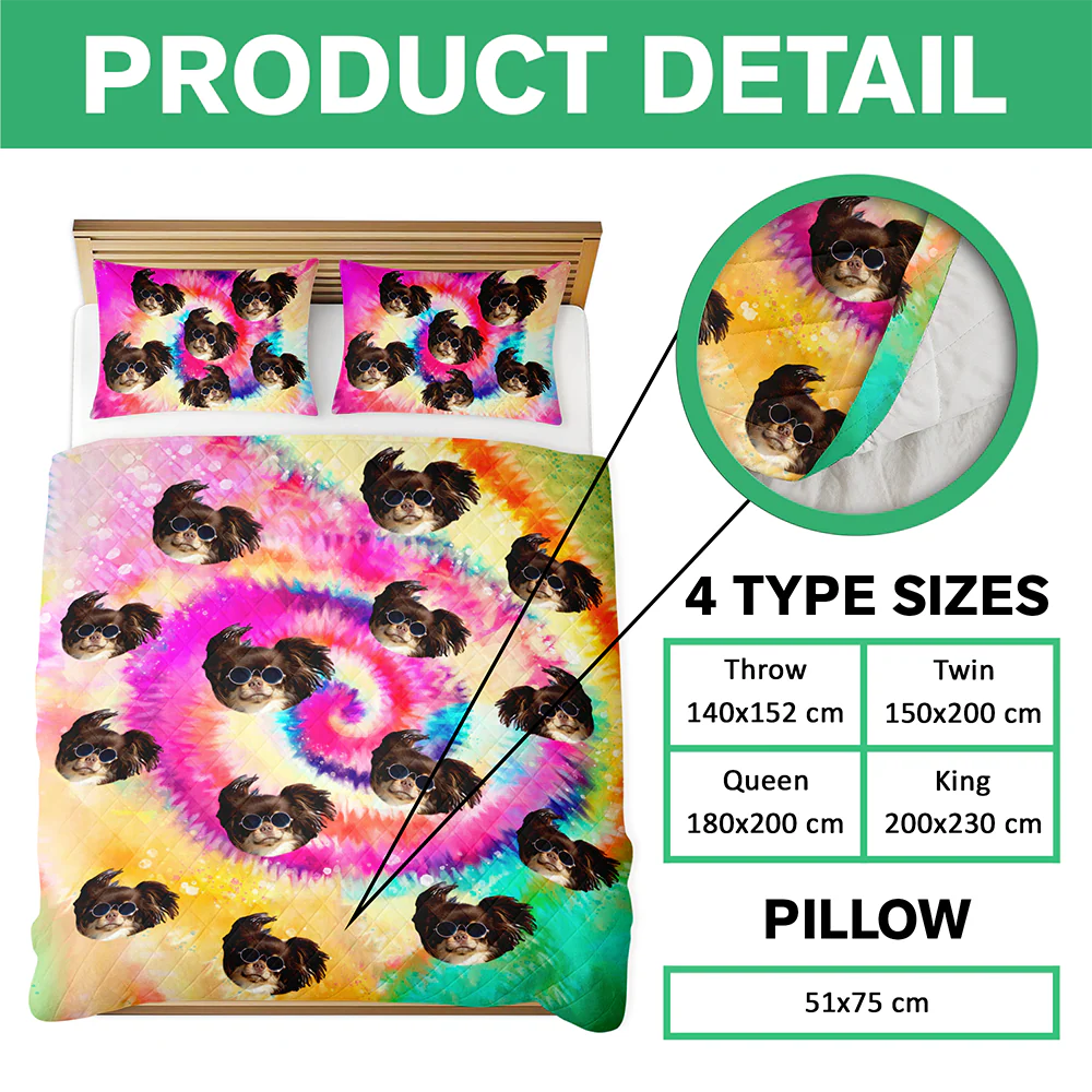 Custom Photo Dog Cat Color Quilt Bedding Set For Dog Cat Pet Lovers HA75 898242 - Image 6