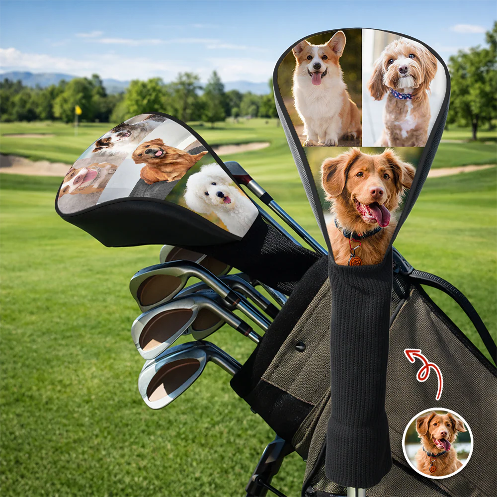 Custom Photo Dog Cat Pet Golf Club Head Cover For Golf Lovers HA75 921260 - Image 3