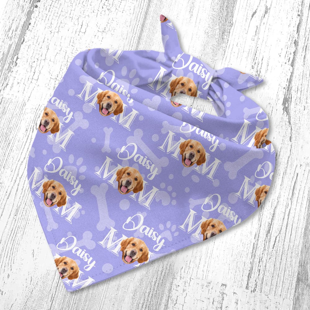 Custom Photo Dog Dad Dog Mom Bandana HO82 890490 - Image 2