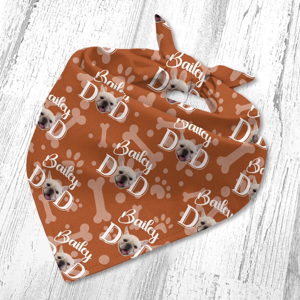 Custom Photo Dog Dad Dog Mom Bandana HO82 890490 - Image 4