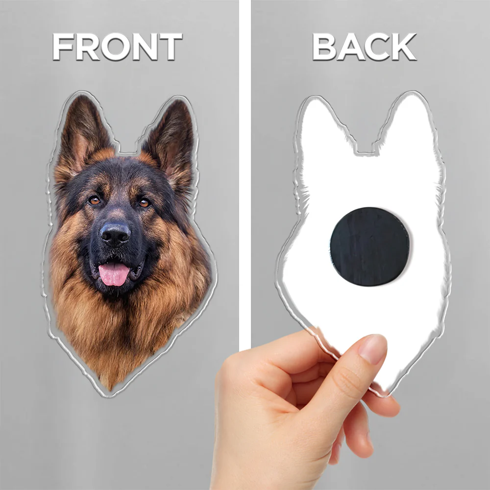 Custom Photo Dog Pet Personalized Acrylic Fridge Magnet For Dog Lovers HA75 897906 - Image 4