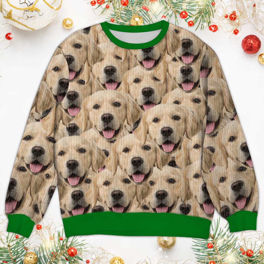 Custom Photo Face Pawsitive Ugly Sweater For Dog Lovers N304 HA75 891386 - Image 4