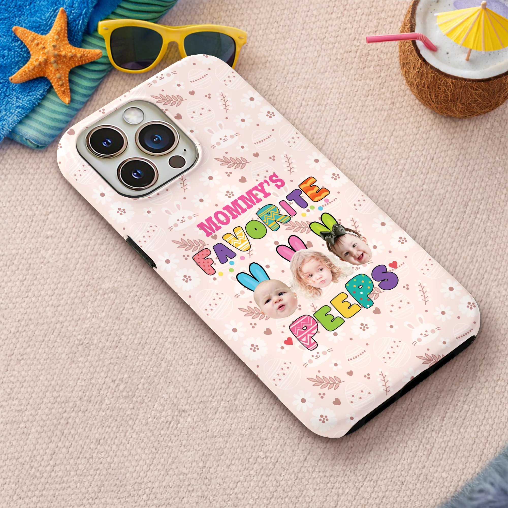 Custom Photo Favorite Peep For Easter Day Phone Case Gift For Grandma, Mom HA75 920242 - Image 4