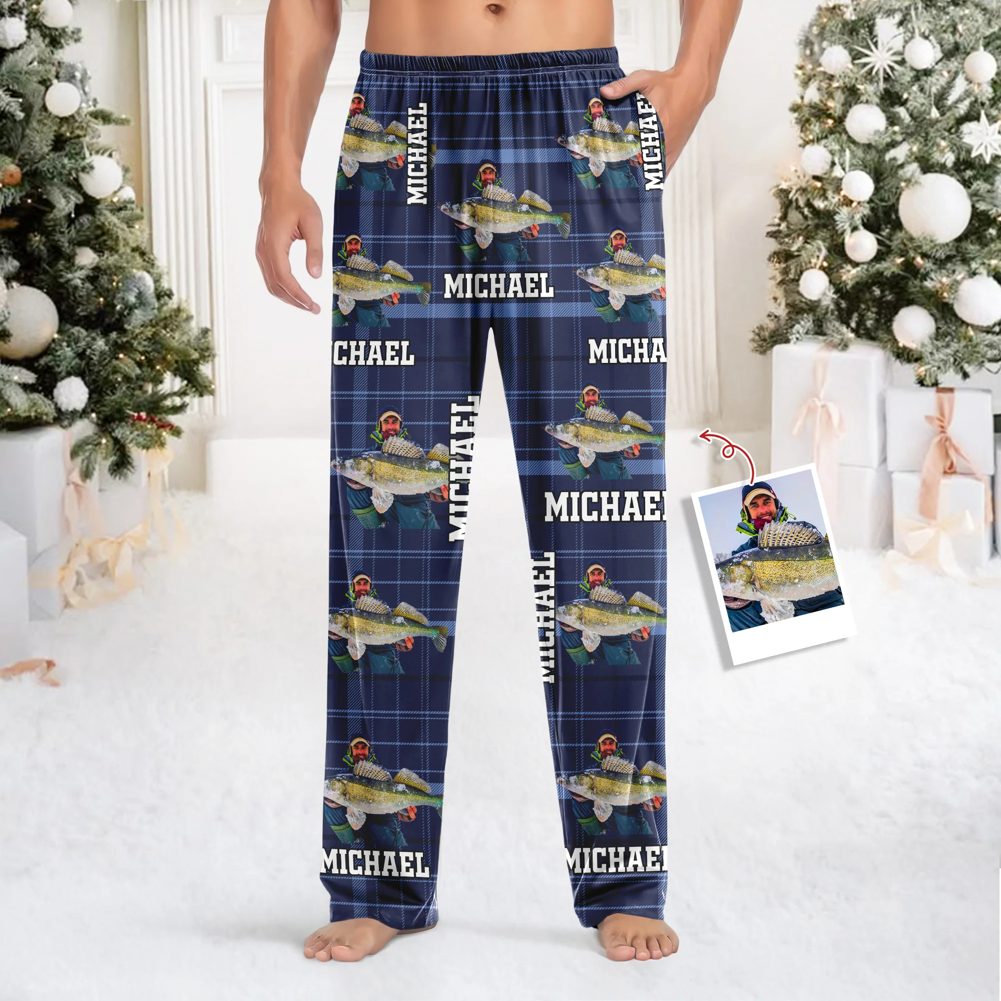 Custom Photo Fishing Sweatpants Christmas Gift For Fishing Lovers, Fisherman HA75 898262 - Image 6