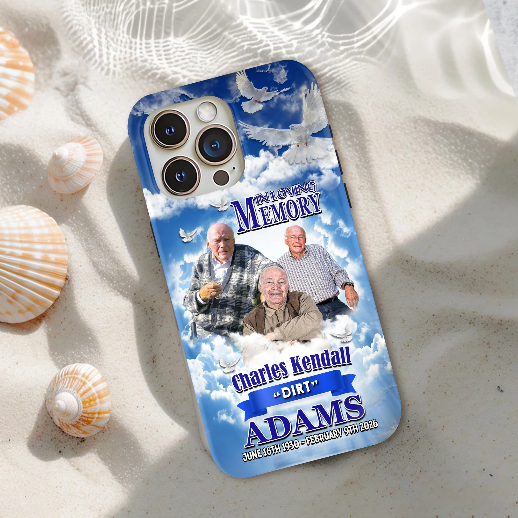 Custom Photo Forever Remembered Forever Missed In Heaven Memorial Phone Case HA75 920984