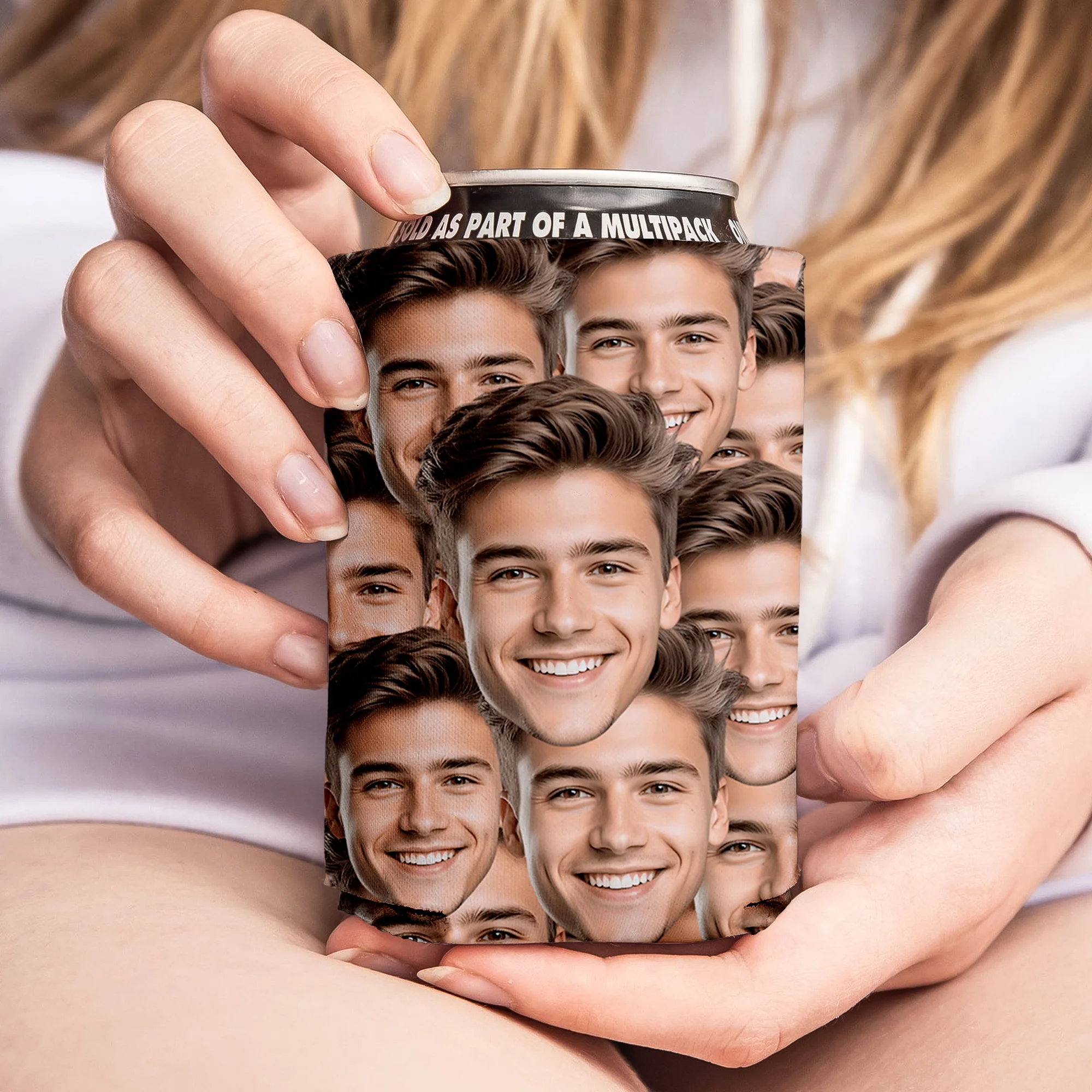 Custom Photo Funny Face Personalized Print Full Can Cooler HA75 892852 - Image 3