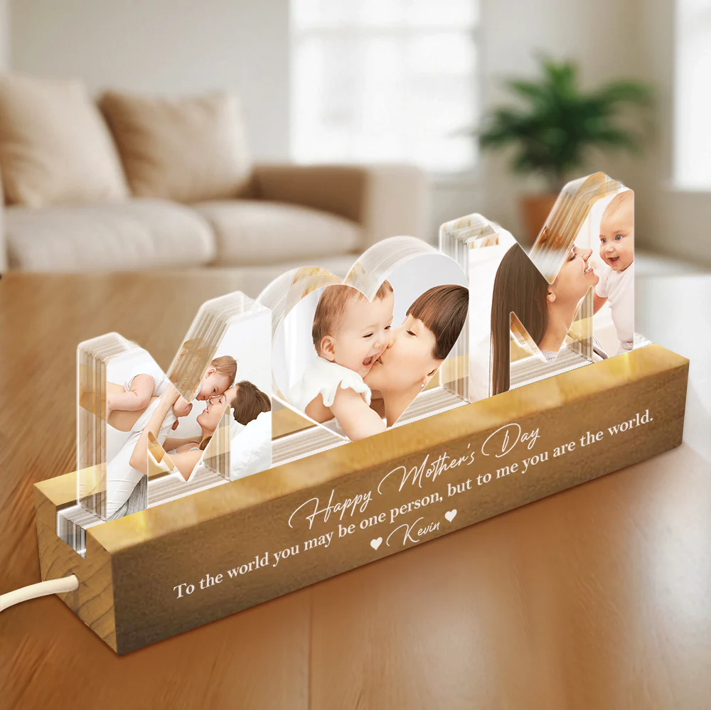 Custom Photo Happy Mother's Day LED Night Light HA75 891942 - Image 9