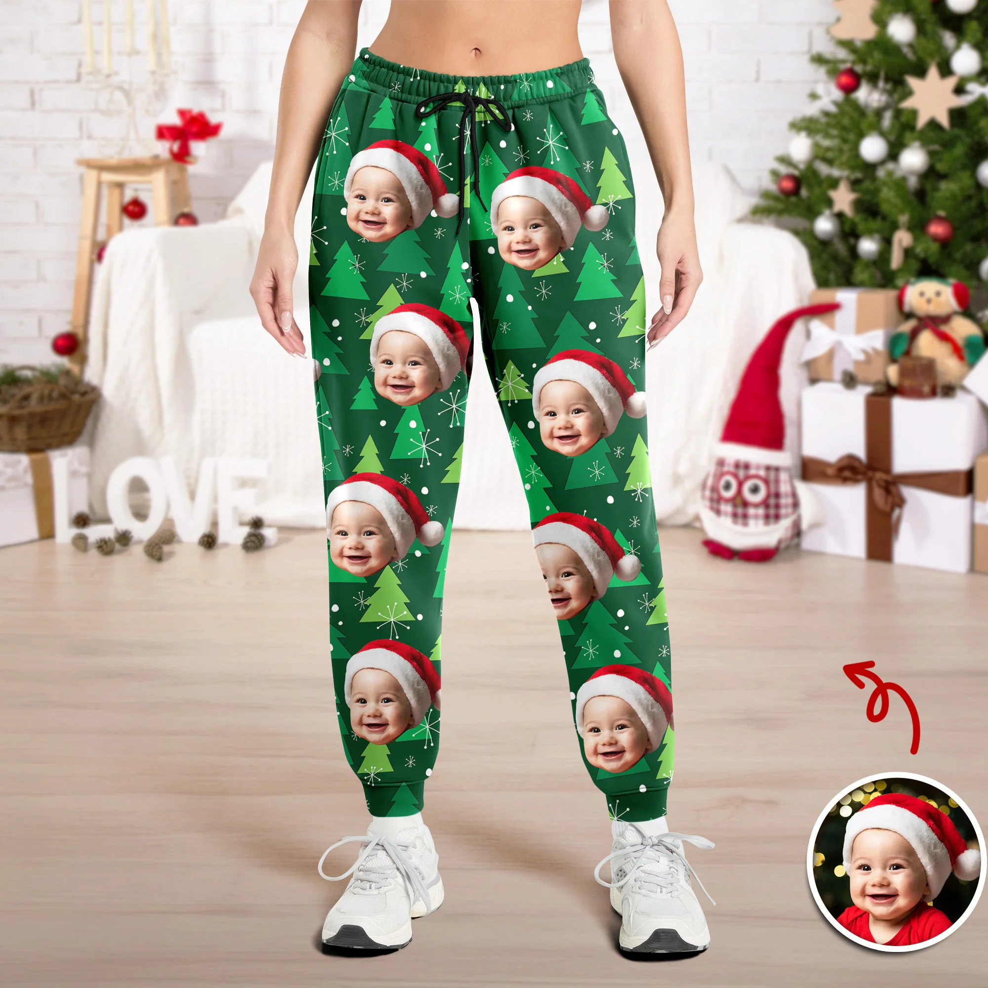 Custom Photo Kid Family Personalized Christmas Sweatpants HA75 892980 - Image 8