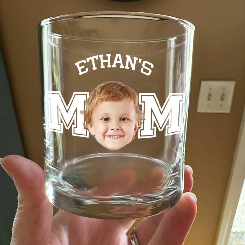 Custom Photo Kid - Kid's Dad, Mom Whiskey Glass HA75 892458 - Image 3