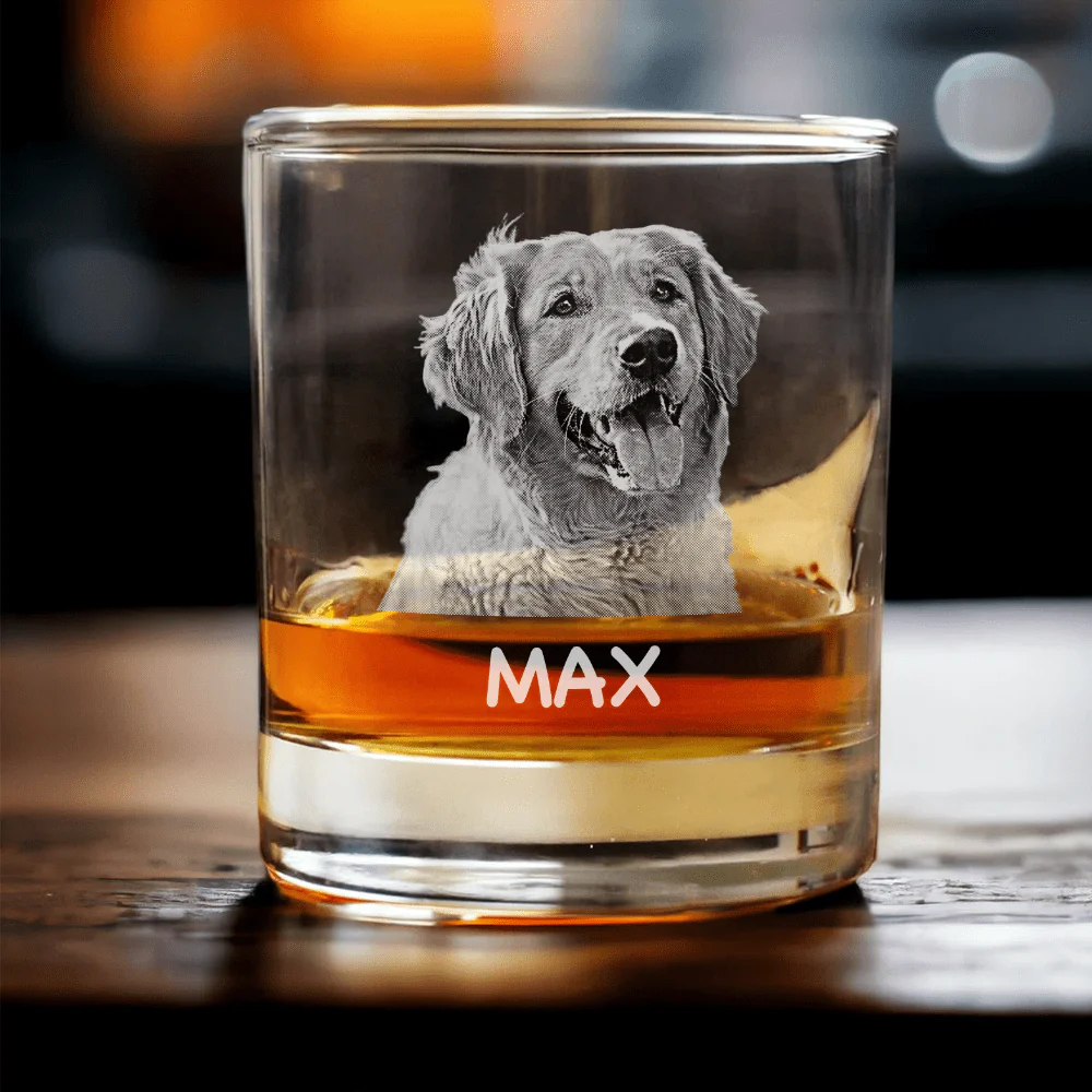 Custom Photo Life Would Be Boring Without Me Dog Engraved Rock Glass HA75 890634 - Image 2