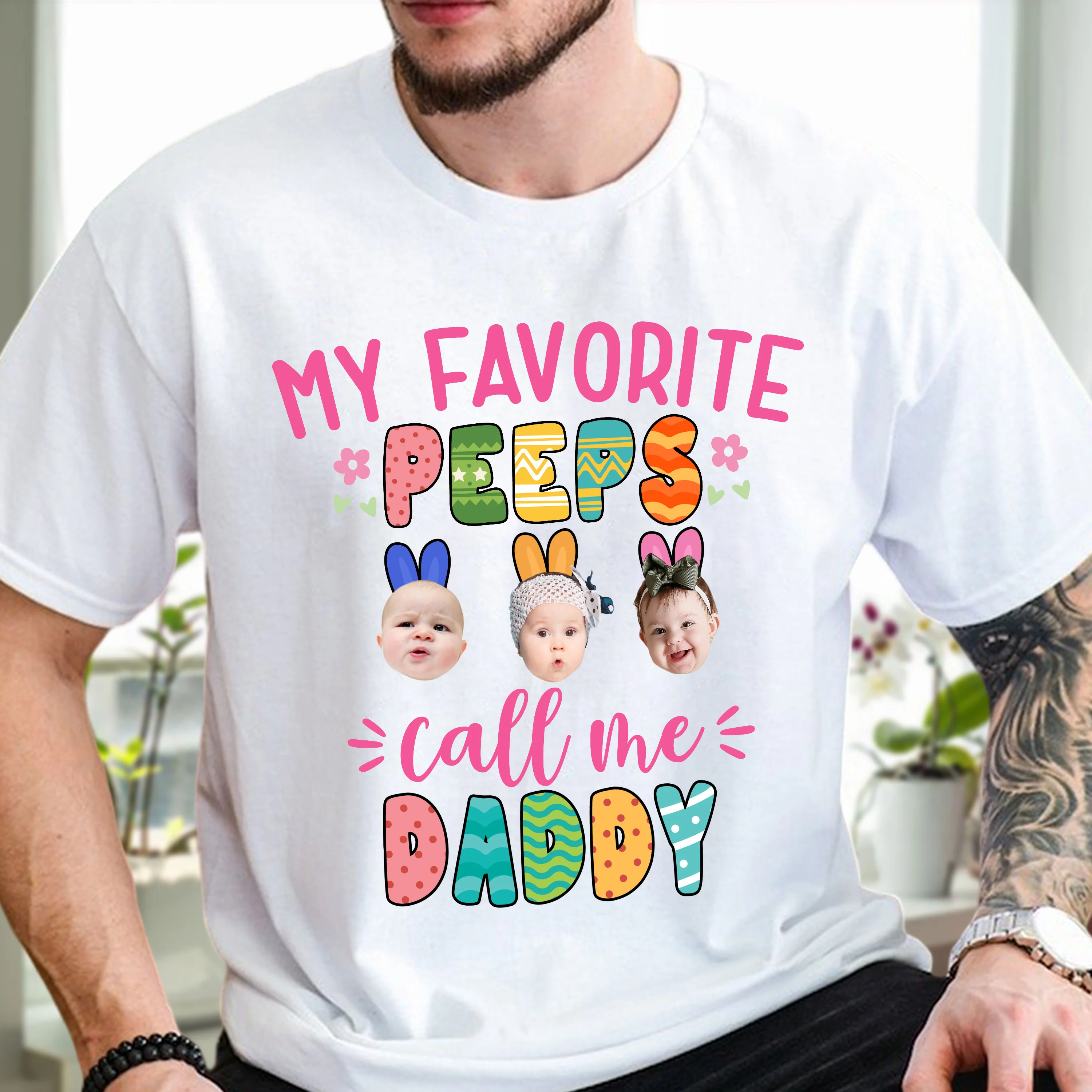 Custom Photo My Favorite People Call Me Grandma For Easter Day Shirt HA75 891946 - Image 3