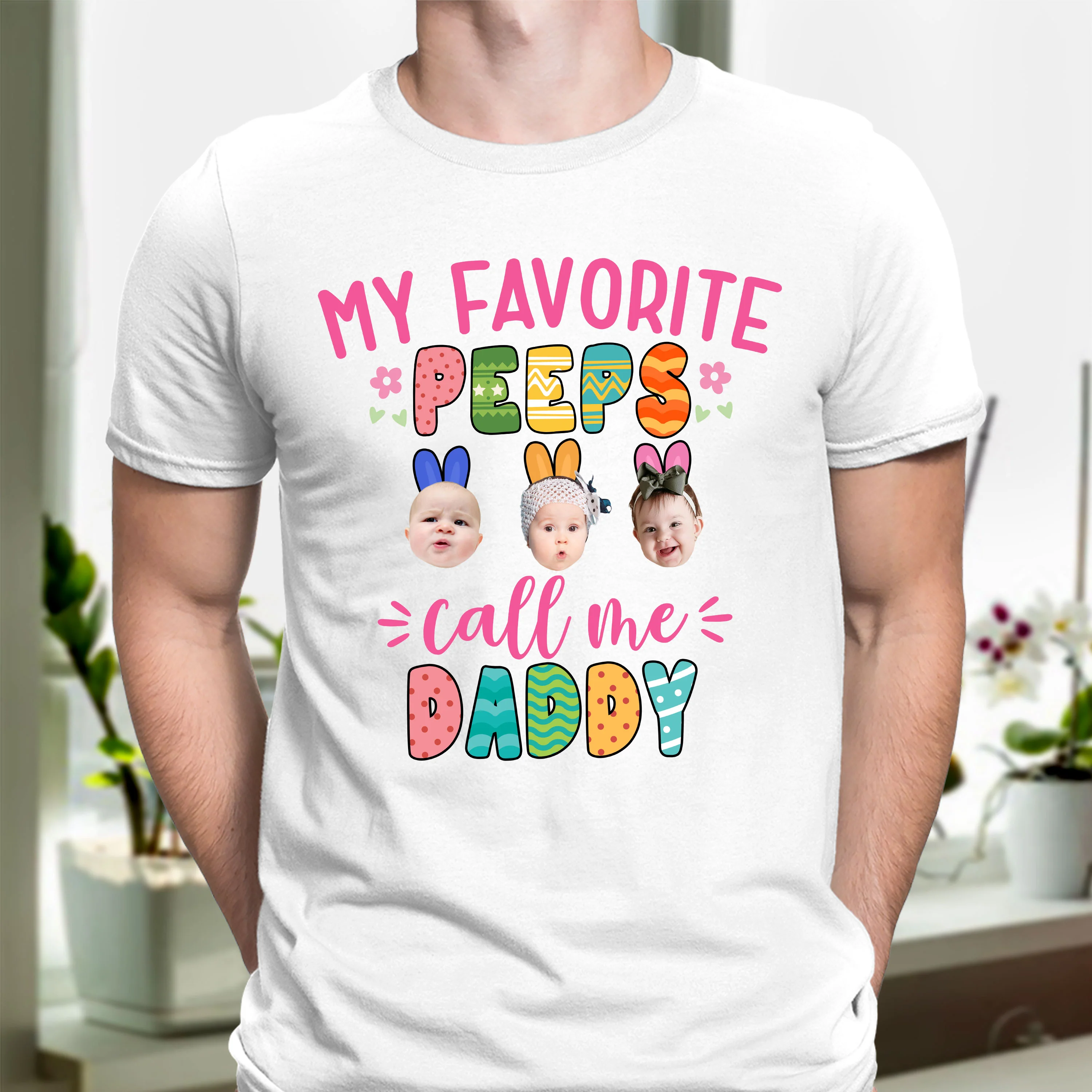 Custom Photo My Favorite People Call Me Grandma For Easter Day Shirt HA75 891946 - Image 9