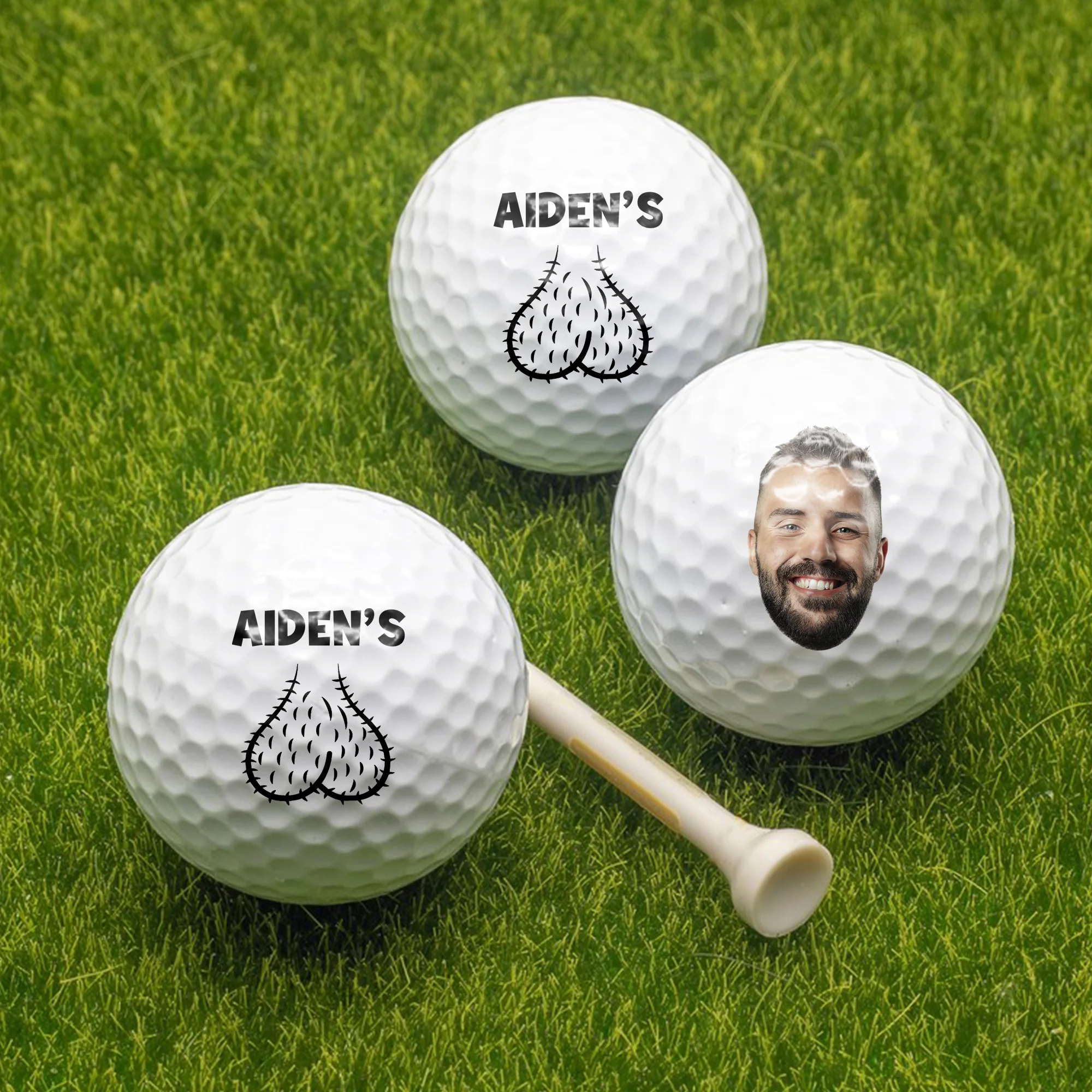 Custom Photo Personalized Golf Ball Golf Gifts for Men, Funny Gift HA75 898596 - Image 4