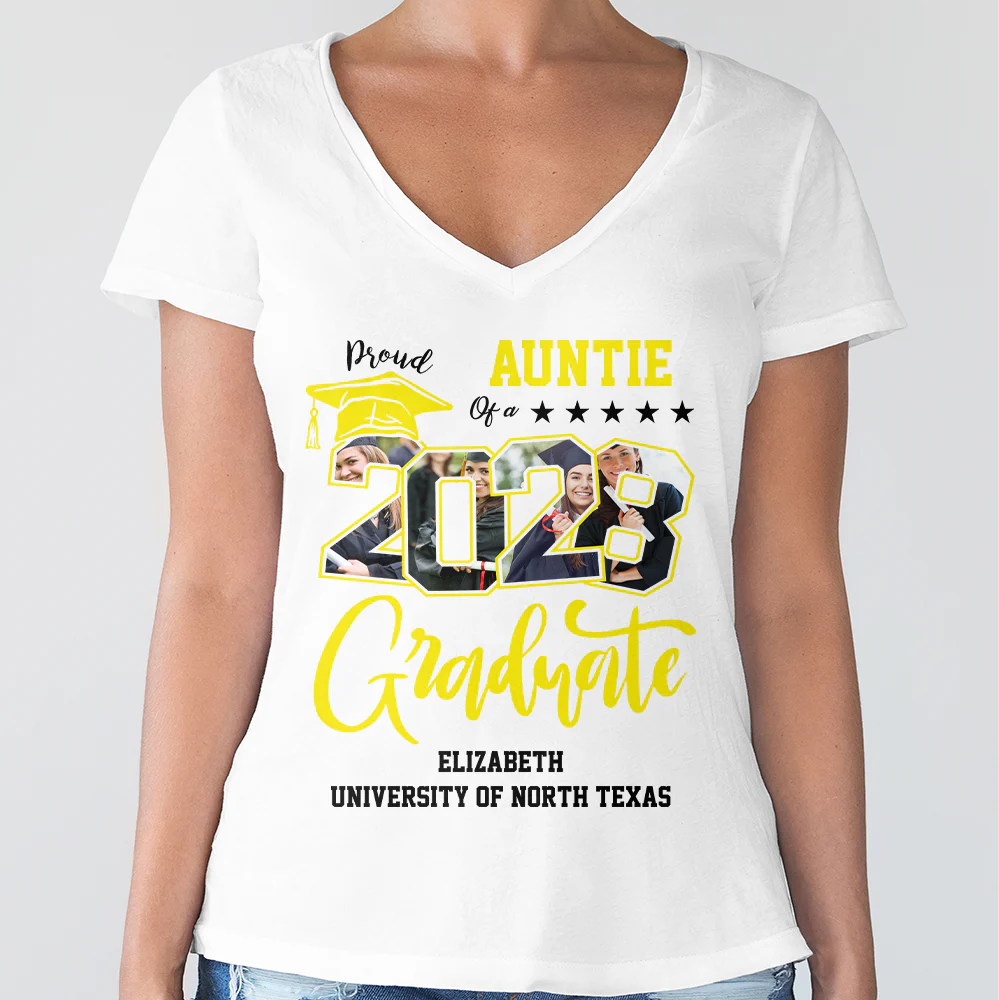 Custom Photo Proud Family Of A Graduate Graduation Shirt For Family Members HA75 891932 - Image 8