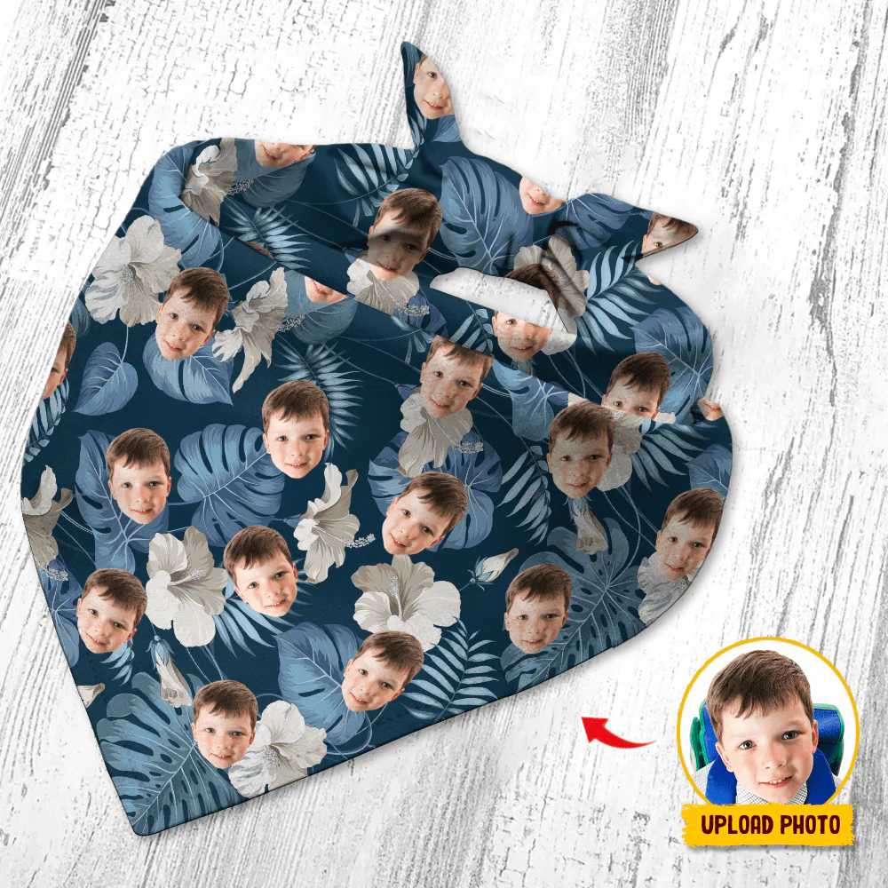 Custom Photo Tropical Dog Hawaiian Bandana HA75 890714 - Image 4