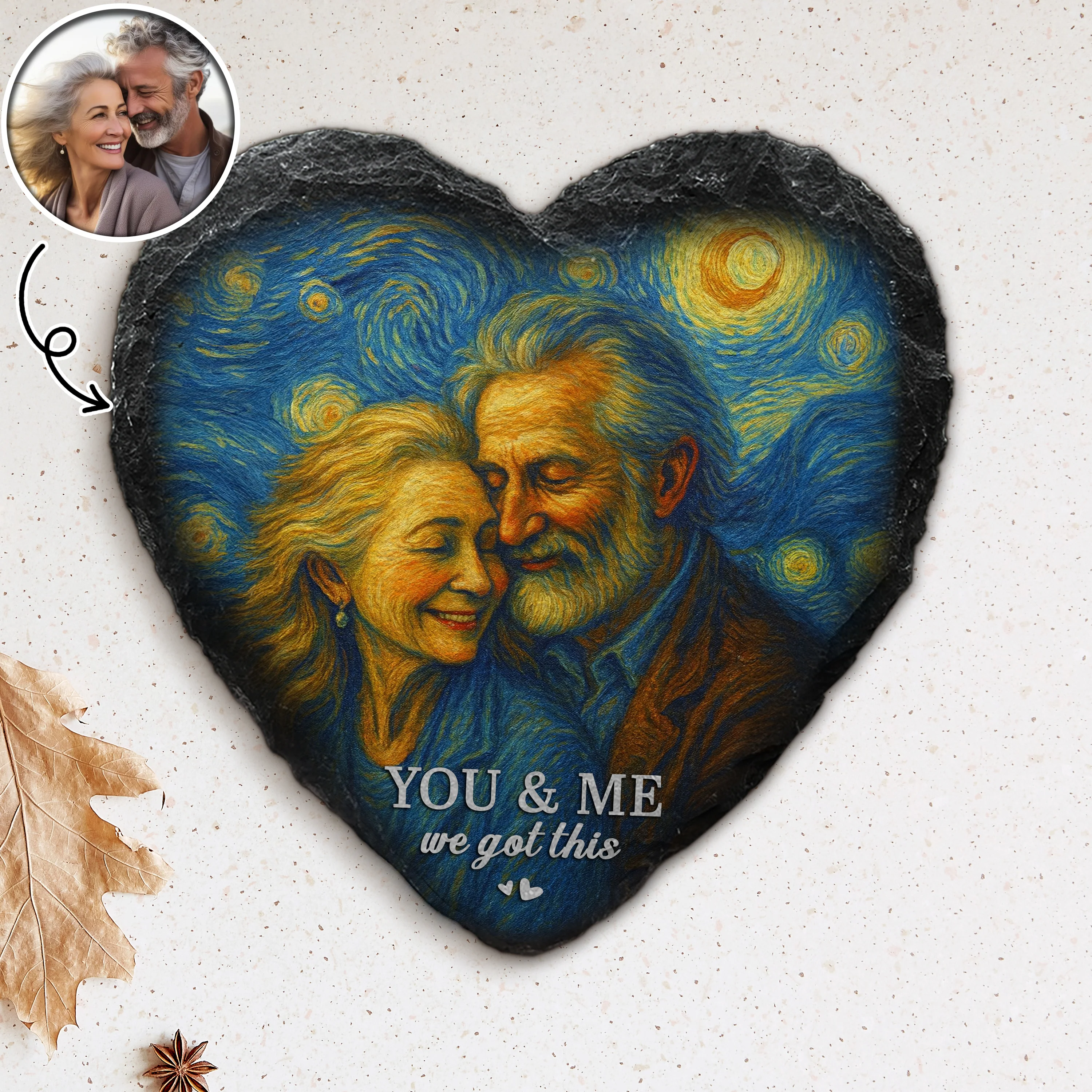 Custom Photo You & Me We Got This Heart-Shaped Stone Couple Gifts HA75 897200 - Image 5