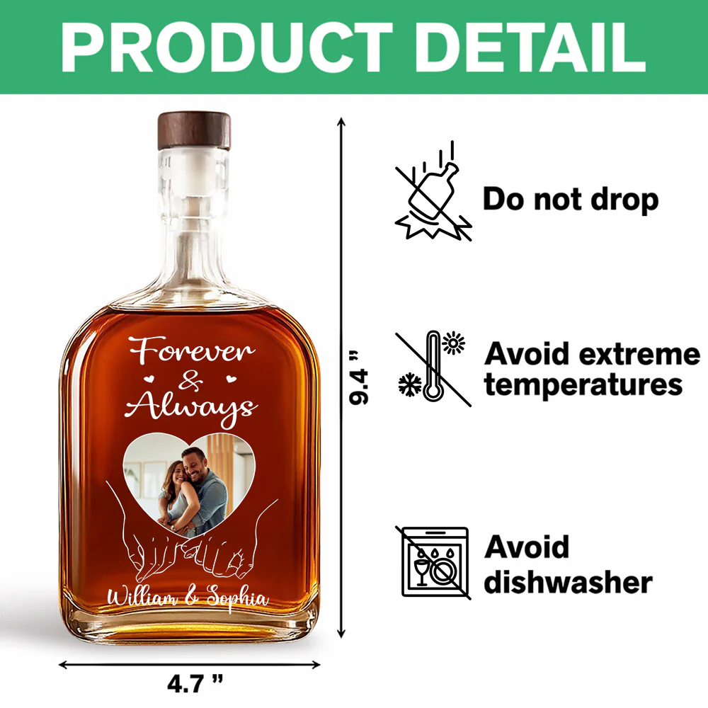 Custom Photo You & Me We Got This Whiskey Bottle Couple Gift HA75 898168 - Image 6
