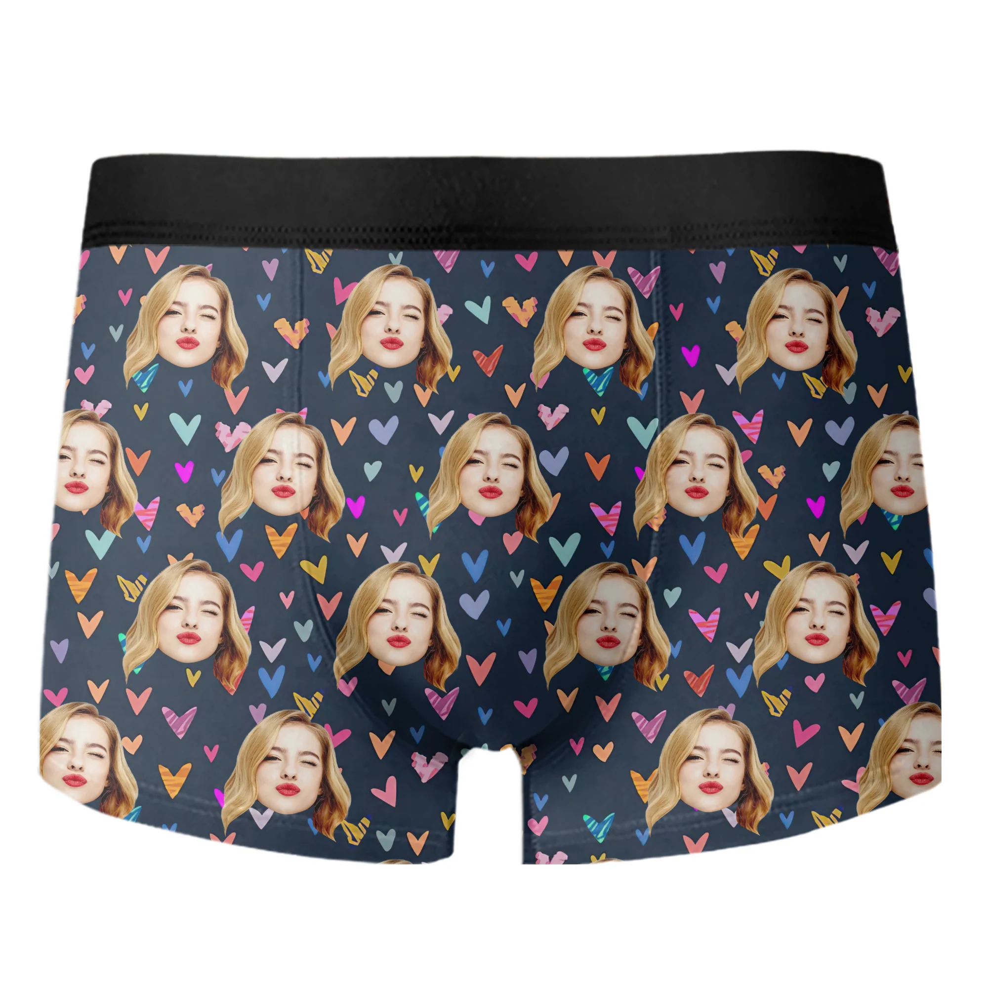 Custom Portrait Face Personalized Men's Boxer Briefs Valentine's Day HA75 898422 - Image 8