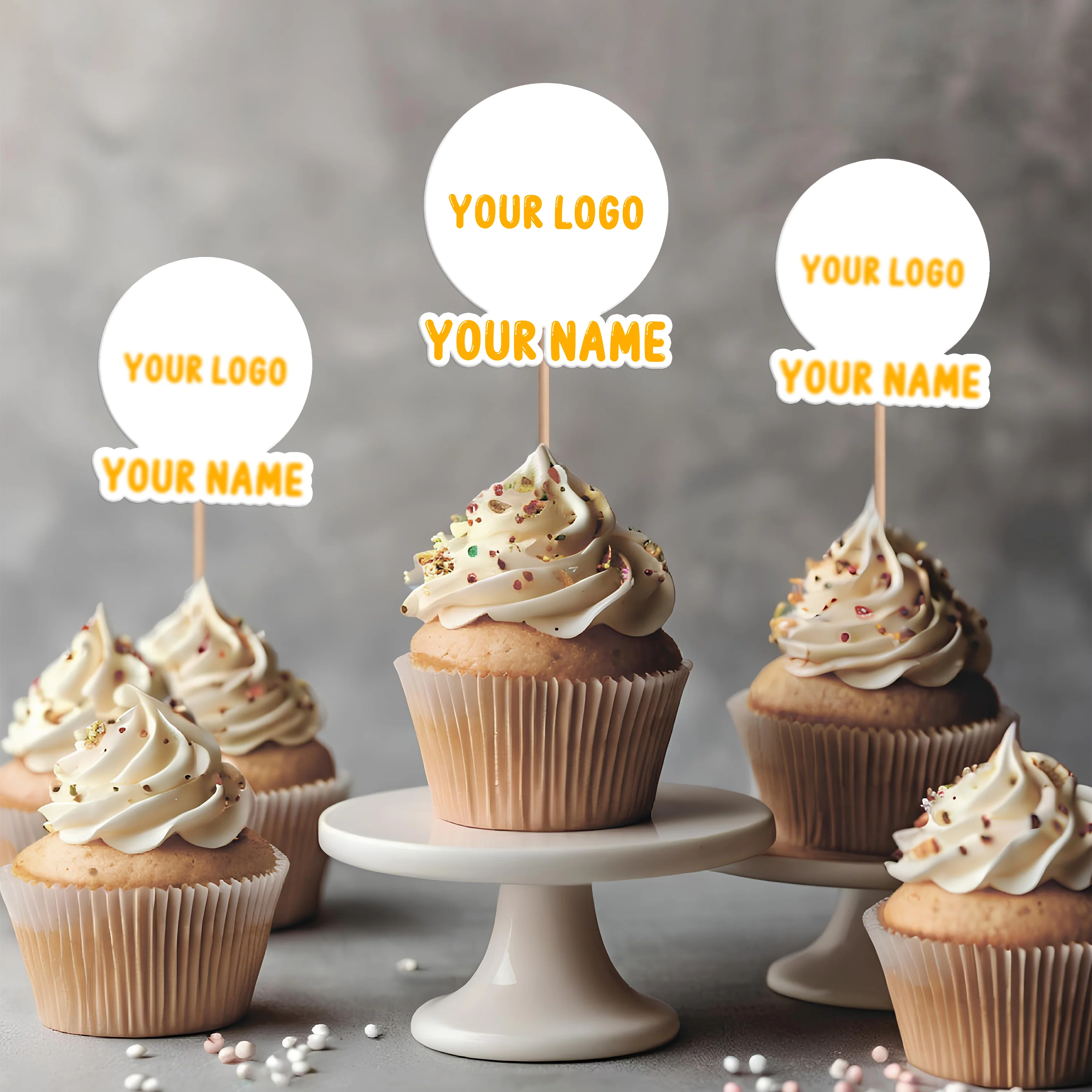 Custom University Logo Class of 2025 Graduation Decoration Cupcake Toppers HA75 892266 - Image 9