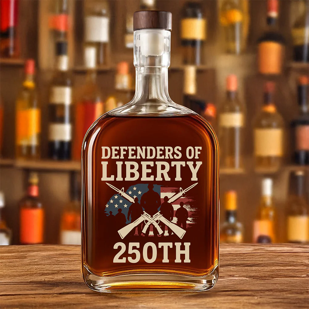 Defenders Of Liberty 250th Anniversary USA Whiskey Bottle HA75 897298 - Image 6