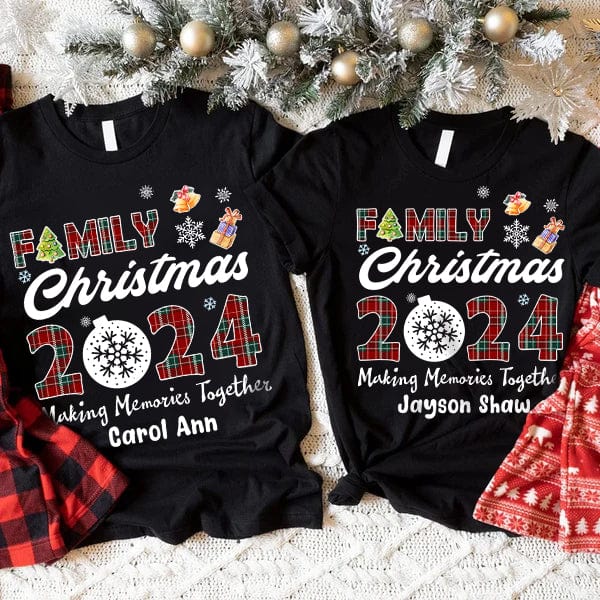 Family Christmas 2024 Making Memories Personalized Christmas Shirt HA75 891378 - Image 3