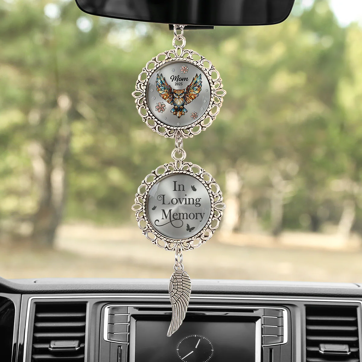 Forever In My Heart Personalized Memorial Hanging Ornament With Charm HA75 891982 - Image 6