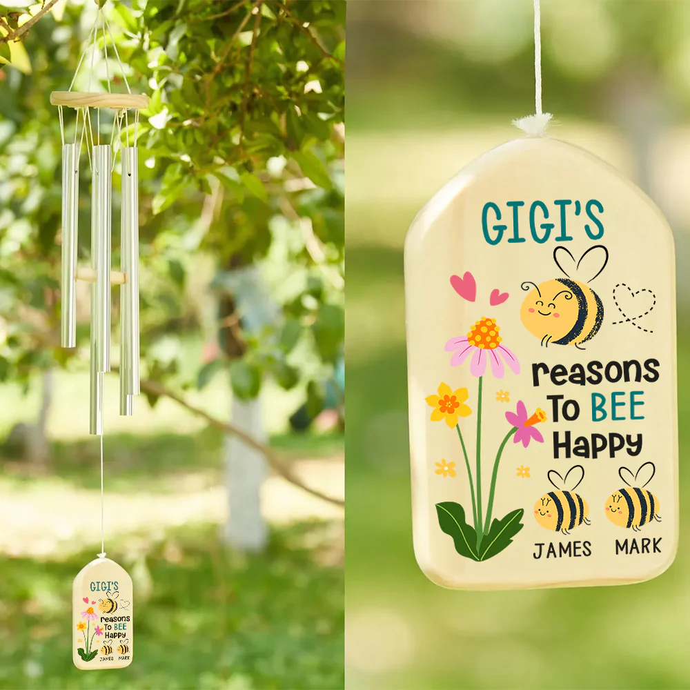 Grandma's Reasons To Be Happy Personalized Wind Chimes Mother's Day Gift HA75 892092 - Image 5