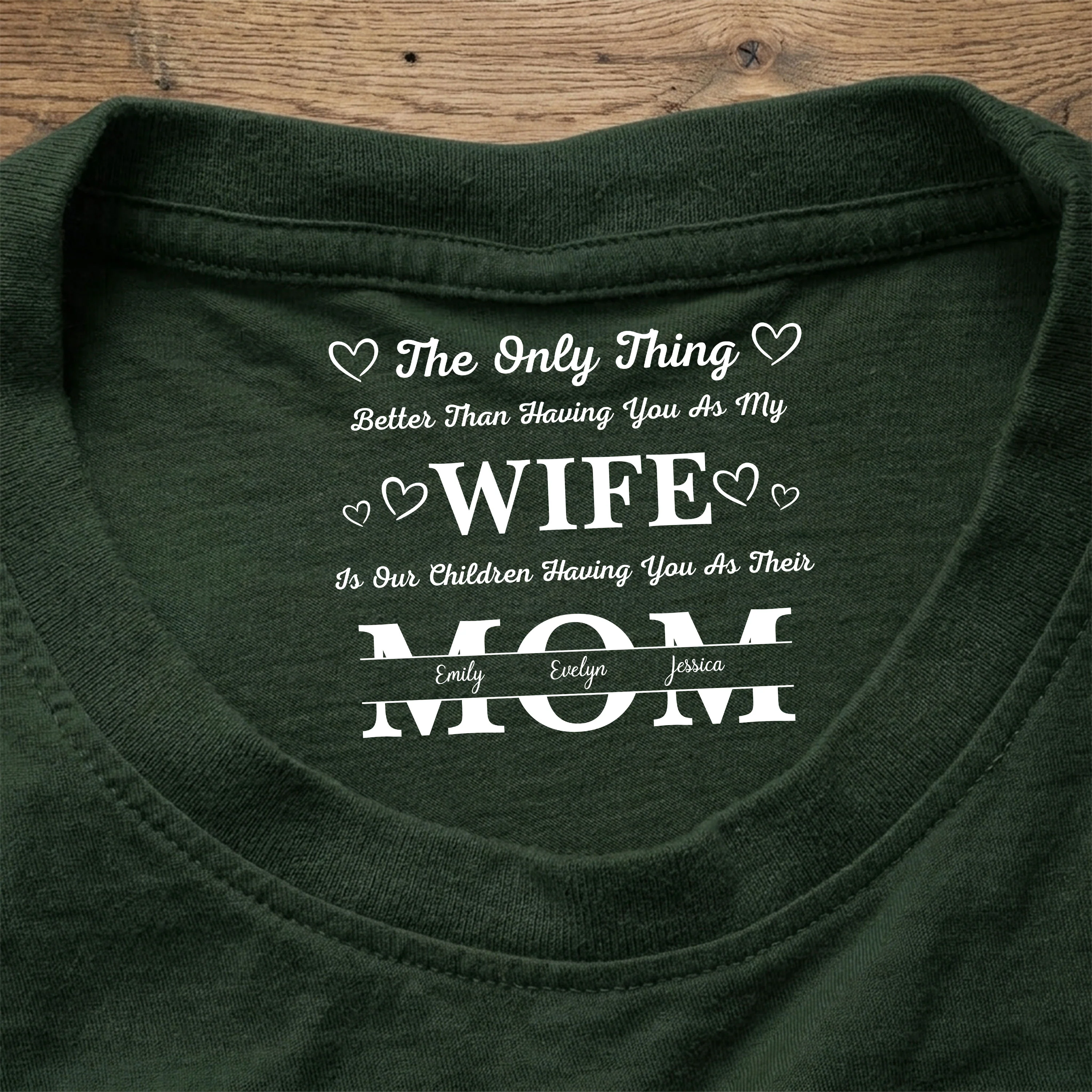Having You As My Wife Mother's Day Gift Personalized Back Neck Shirt HA75 920784 - Image 8