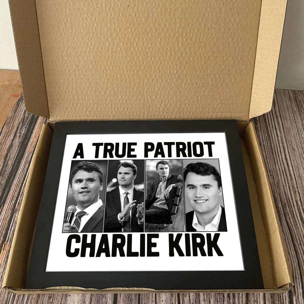 Justice for Charlie Kirk - Prayers Up for Charlie Picture Frame HA75 64486 - Image 6