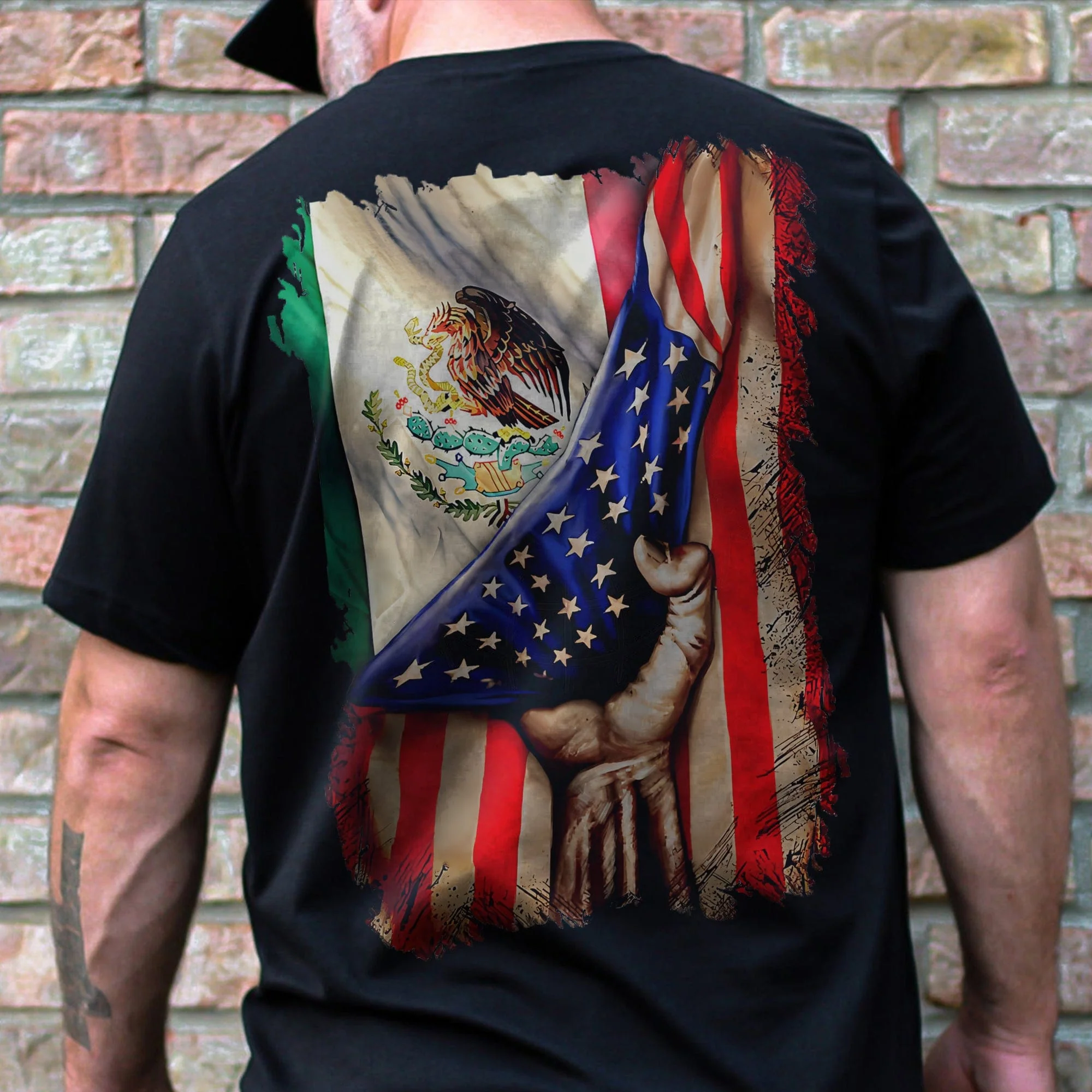Mexican Roots American Mexican Flag Mexico Is Calling Back Shirt HA75 891276 - Image 2