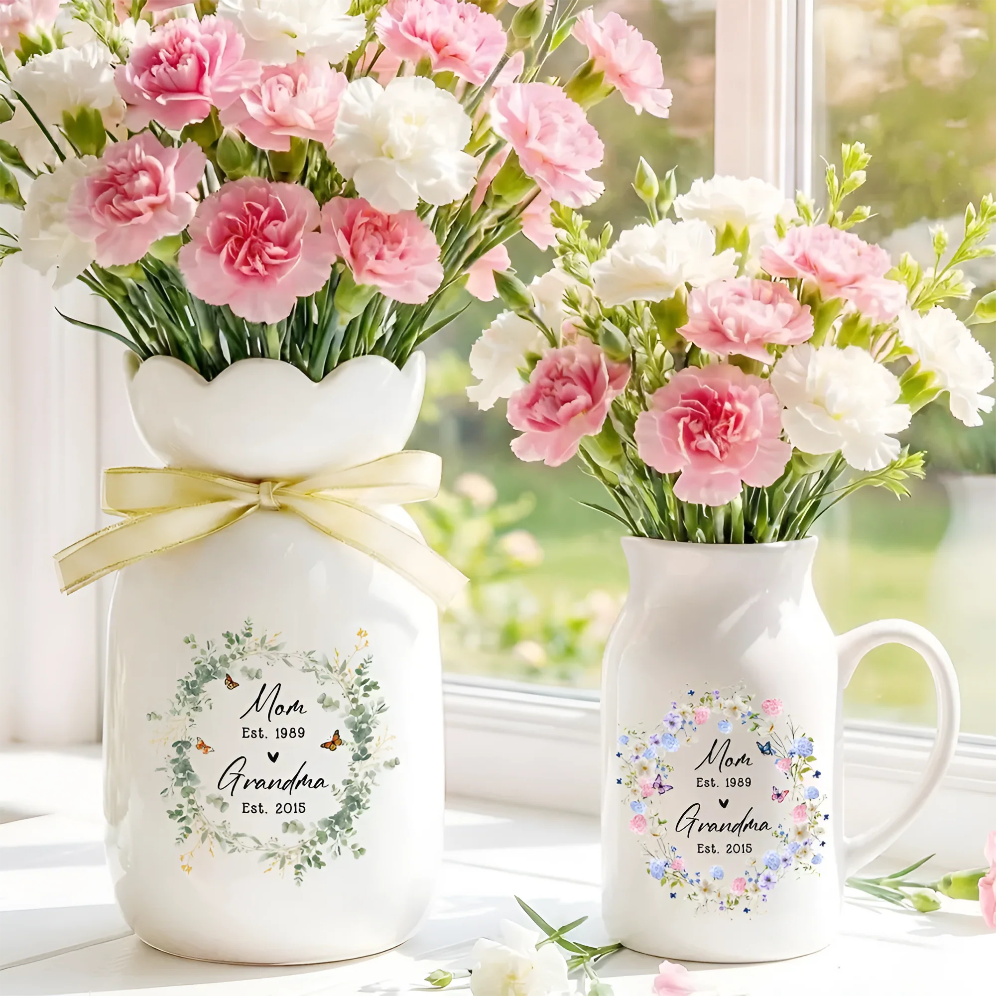 New Grandma Flower Vase Mothers Day Gift, Birthday Gift Flower Vase for Nana, Gift for Mom HA75 898998 - Image 9