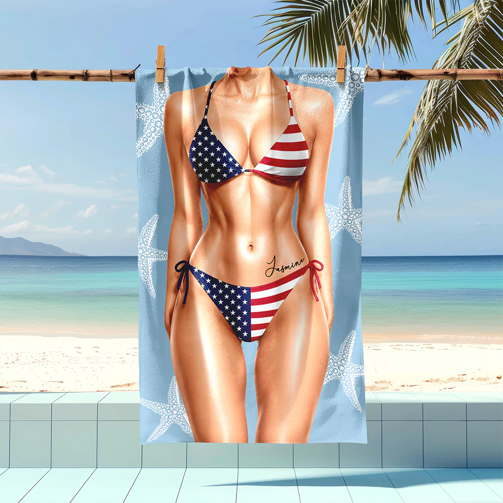 Personalized Beach Towel Funny Summer Party Gifts For Women, Summer Girls Trip HA75 921788 - Image 5