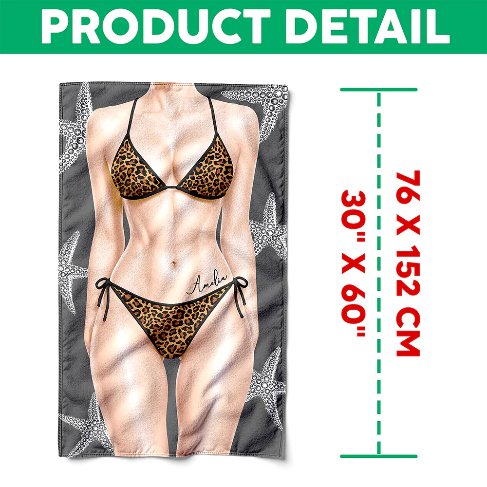 Personalized Beach Towel Funny Summer Party Gifts For Women, Summer Girls Trip HA75 921788 - Image 7