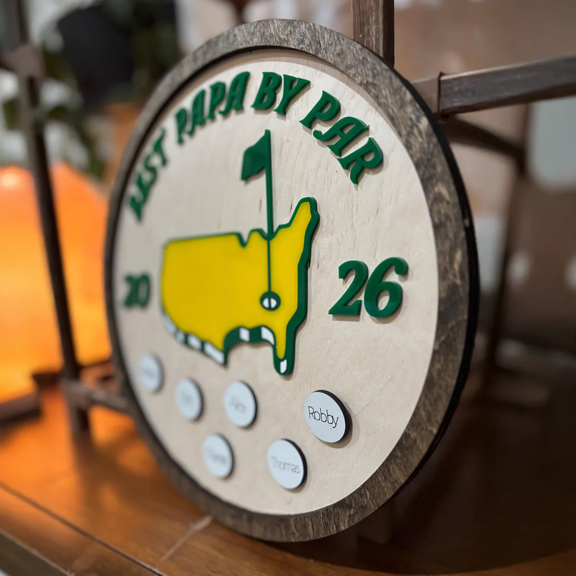 Personalized Best Dad By Par Golf Ball Plaque Father's Day Gift, Dad, Grandparent Golf Gift HA75 921344 - Image 5