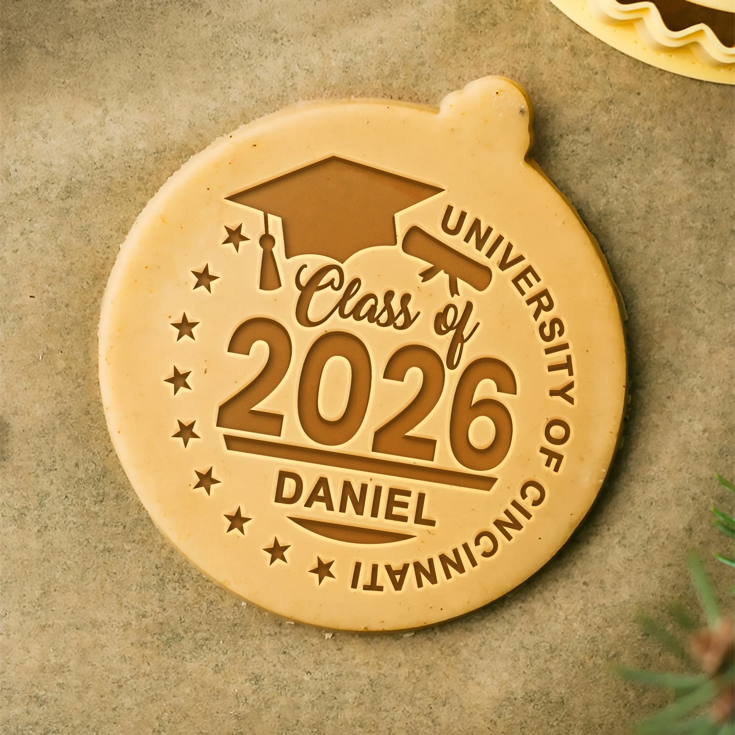Personalized Class of 2026 Graduation Cookie Stamp, Graduation Party Gift HA75 921100 - Image 2