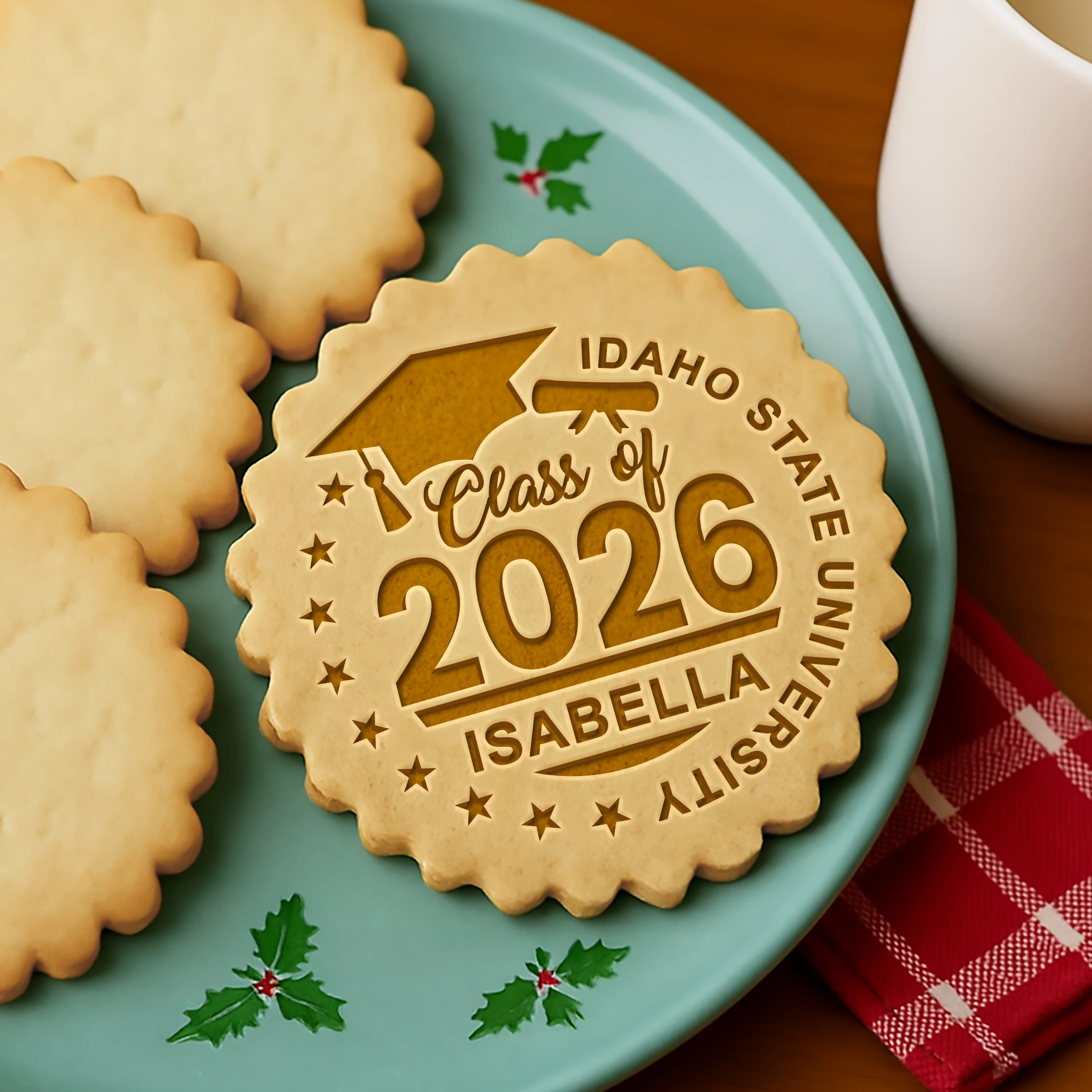 Personalized Class of 2026 Graduation Cookie Stamp, Graduation Party Gift HA75 921100 - Image 5