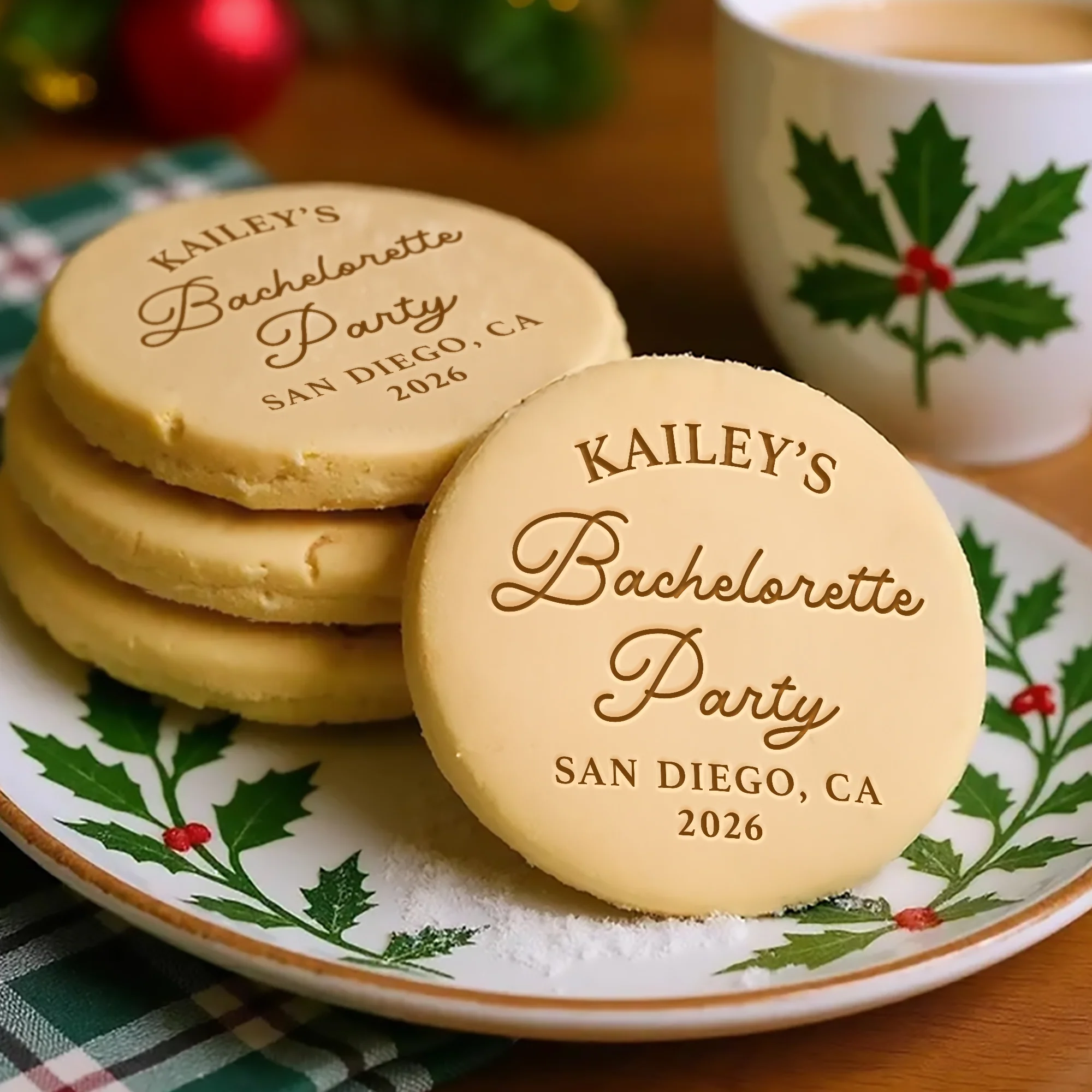 Personalized Cookie Stamp Bachelorette Party, Bridal Party Gift Custom Party Favors HA75 921826 - Image 7