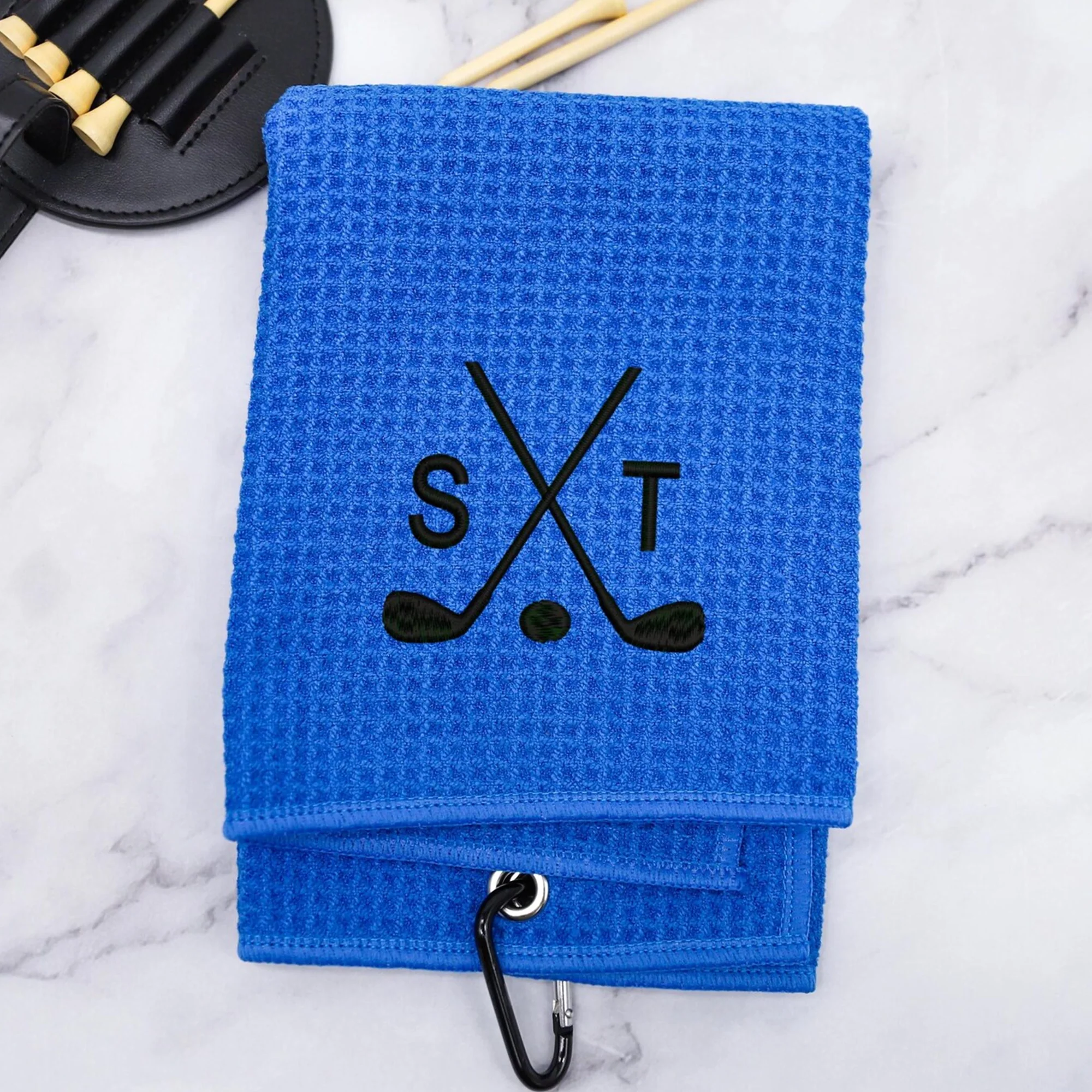 Personalized Embroidered Golf Towel for Golfer, Golf Ball Marker HA75 898636 - Image 9