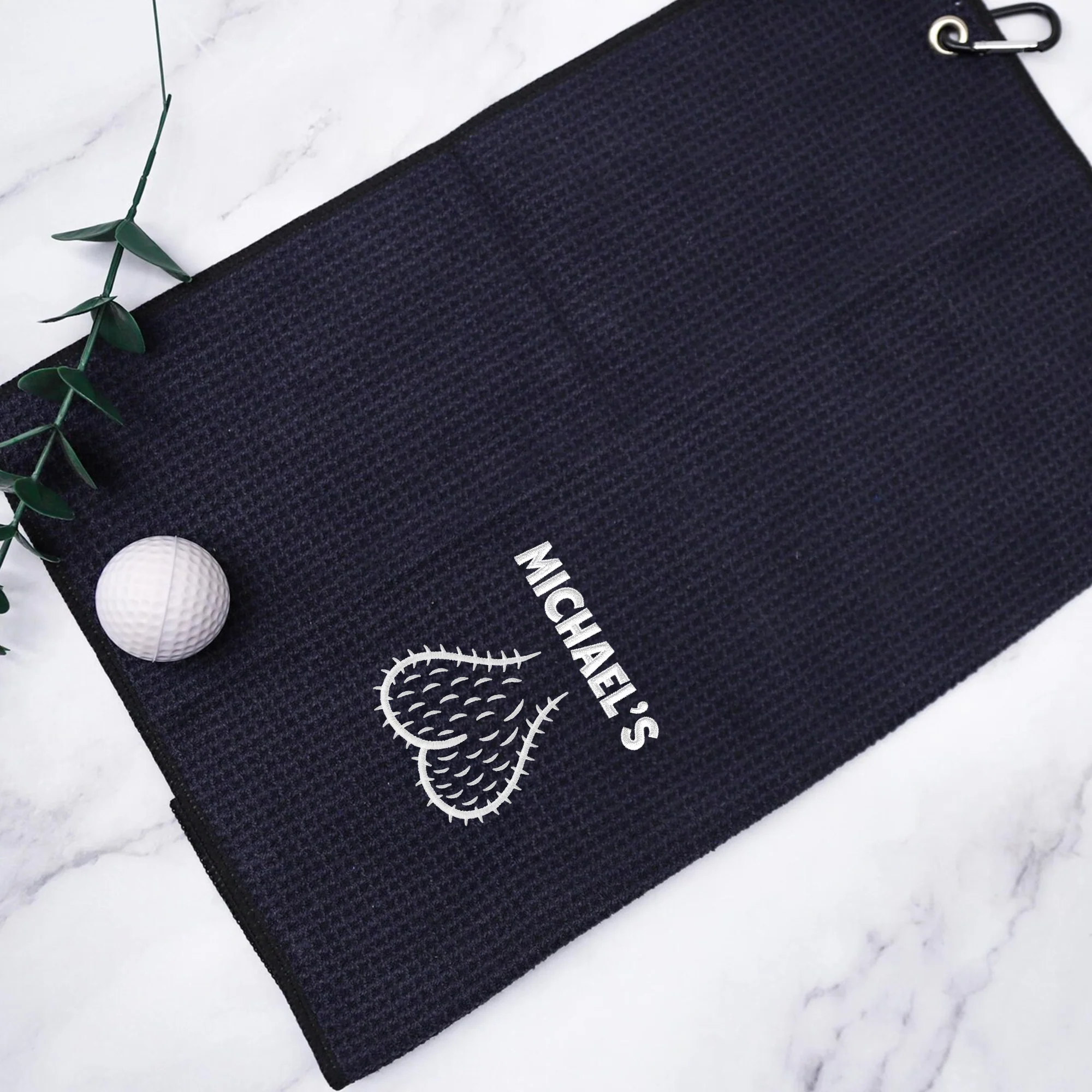Personalized Funny Golf Embroidered Golf Towel for Golfer, Golf Ball Marker HA75 898642 - Image 6