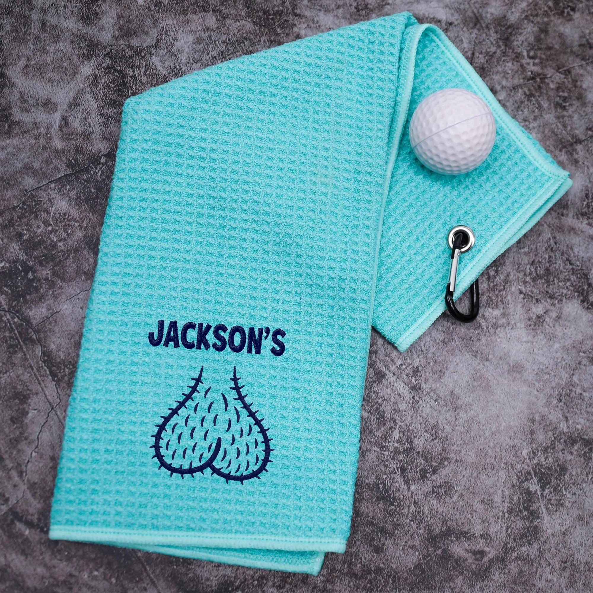 Personalized Funny Golf Embroidered Golf Towel for Golfer, Golf Ball Marker HA75 898642 - Image 8