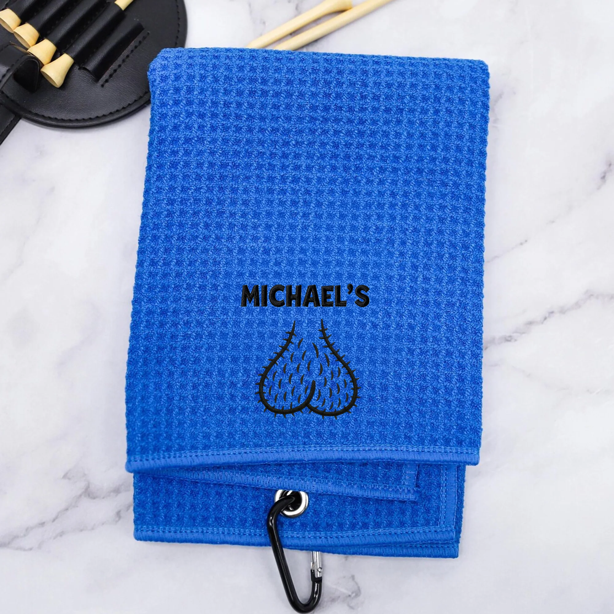 Personalized Funny Golf Embroidered Golf Towel for Golfer, Golf Ball Marker HA75 898642 - Image 9