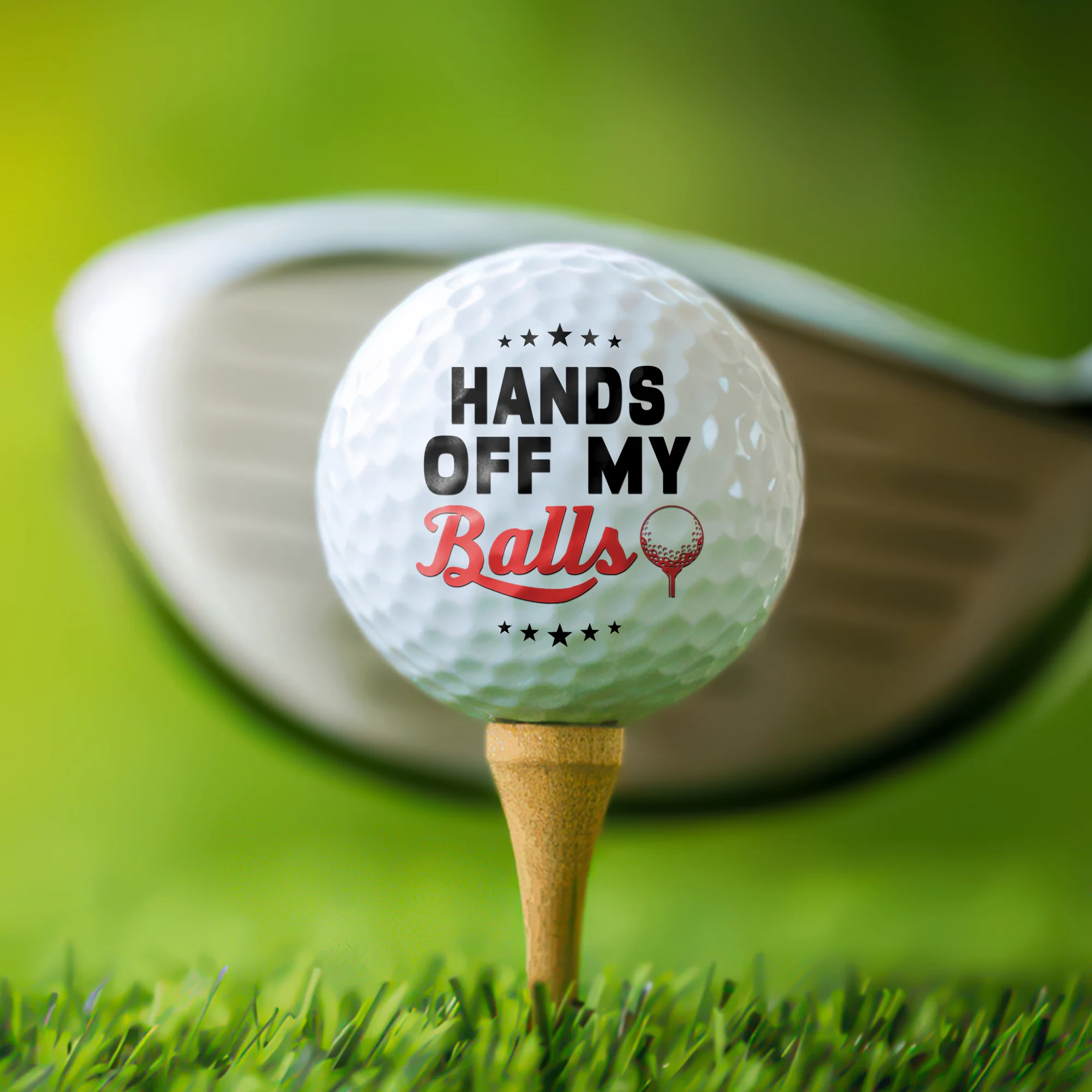 Personalized Hands Off My Balls Golf Ball Gifts for Men, Funny Gift HA75 898716 - Image 5