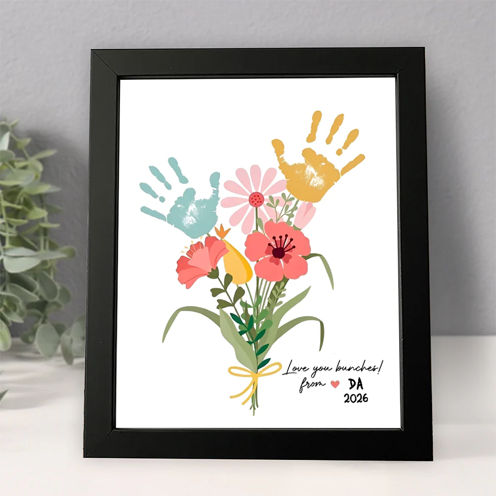 Personalized Love You Bunches Flower Handprint Picture Frame Mother's Day Gift HA75 920692 - Image 5