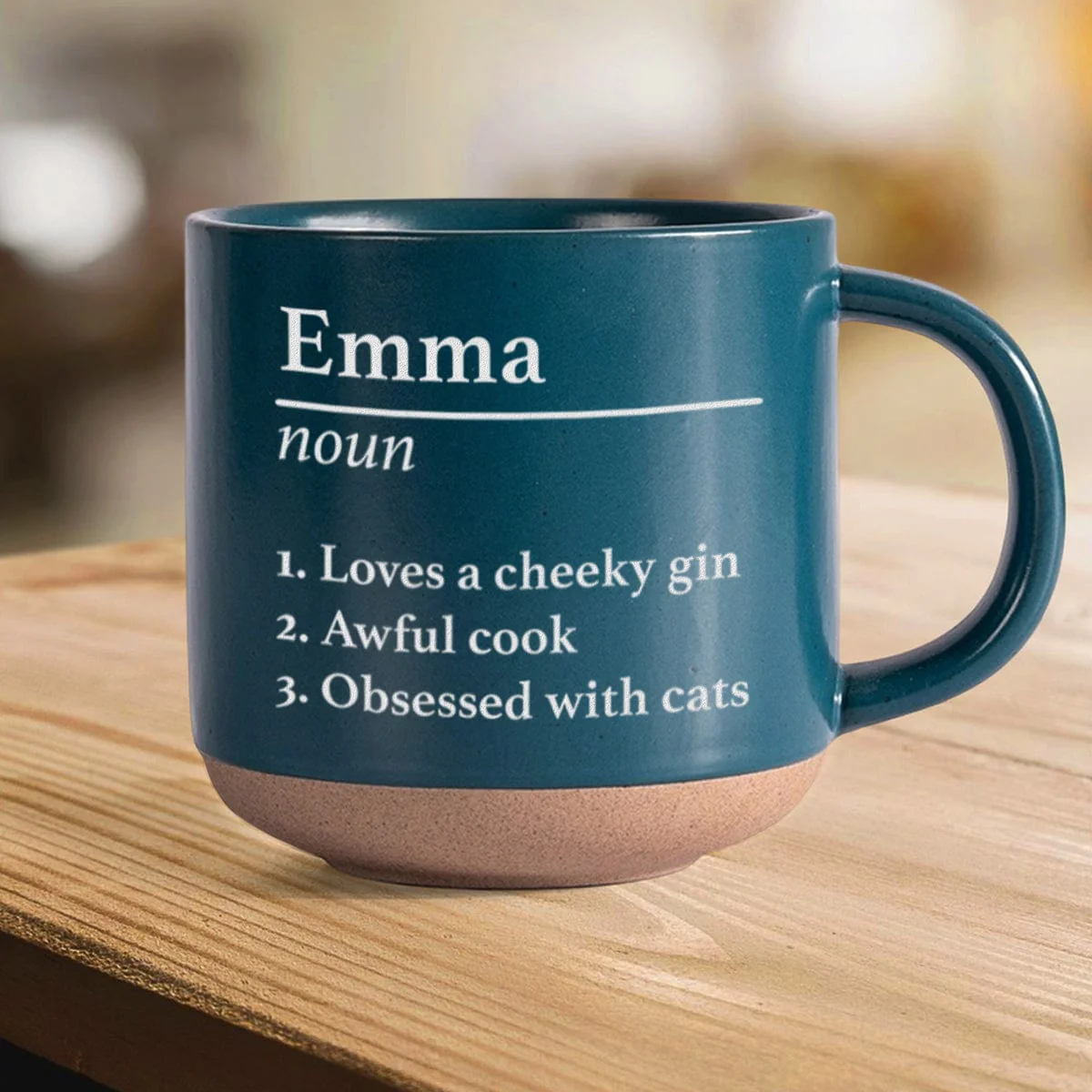 Personalized Name Definition Engraved Pottery Mug HA75 891608 - Image 5