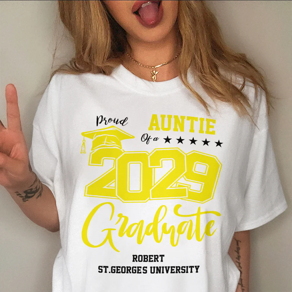 Personalized Proud Family Of A Graduate Graduation Shirt For Family Members HA75 891938 - Image 5