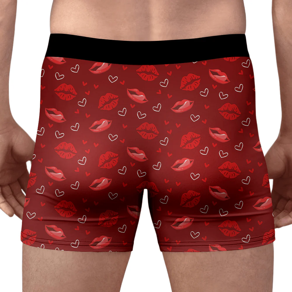 Real Men Make Your Panties Wet Not Your Eyes Man's Boxer Valentine's Day, Anniversary Gift HA75 891854 - Image 4