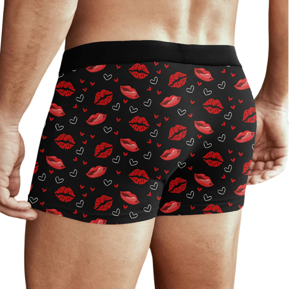 Real Men Make Your Panties Wet Not Your Eyes Man's Boxer Valentine's Day, Anniversary Gift HA75 891854 - Image 6