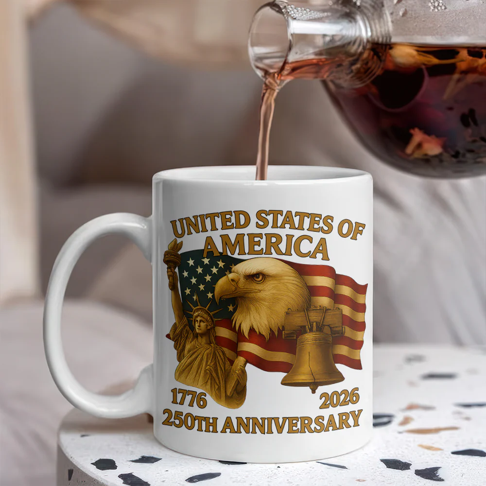 United States Of America 250th Anniversary White Mug HA75 898046 - Image 6