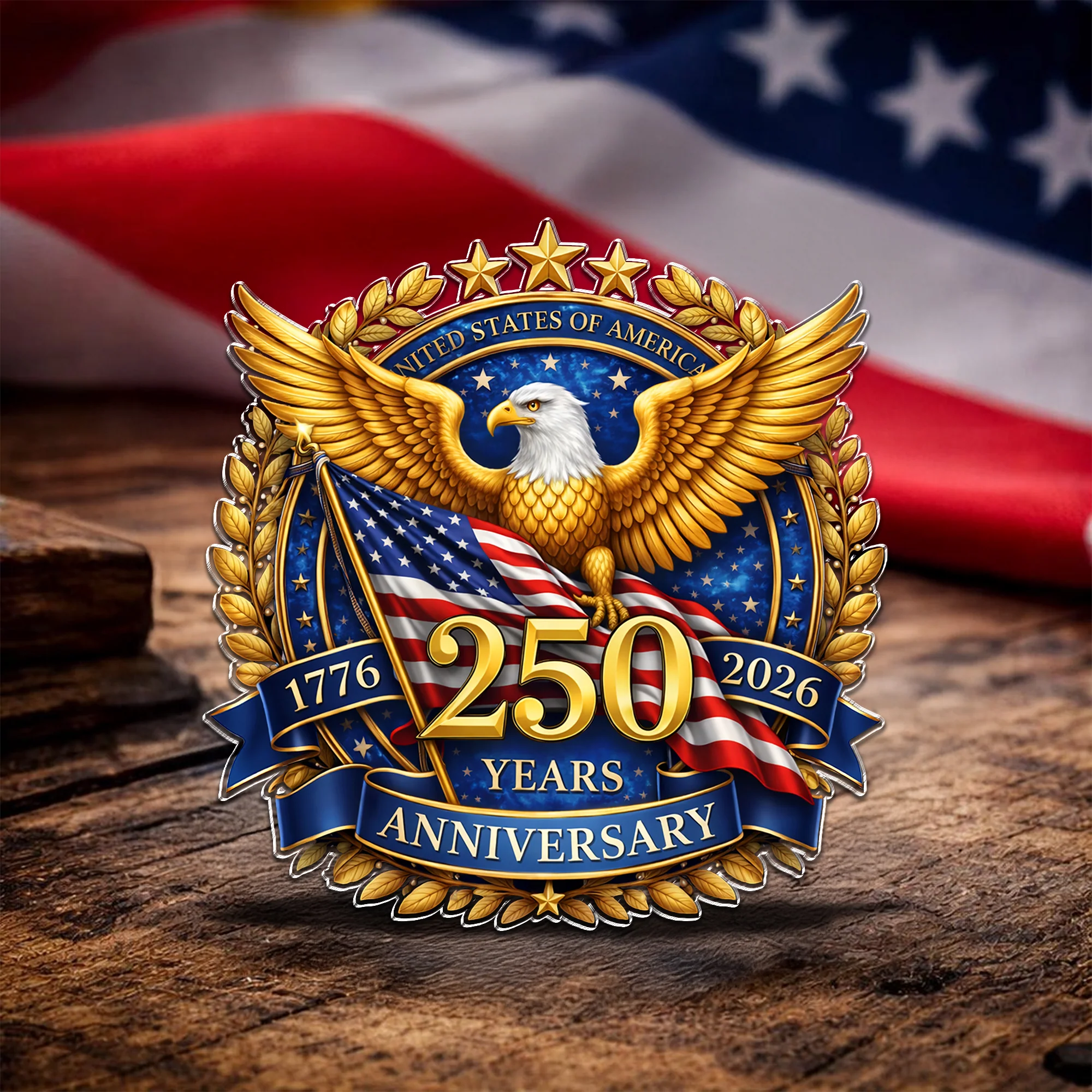 USA 250th Anniversary 1776 - 2026 Acrylic Pin HA75 920978 - Image 6